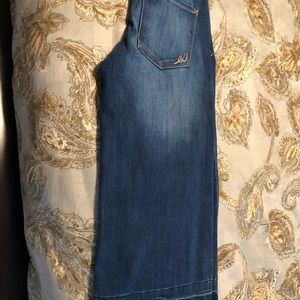 Express high waisted crop jeans